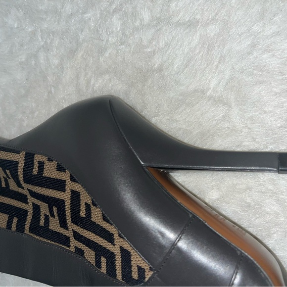 AUTHENTIC FENDI MID CALF BOOTS - Picture 9 of 12